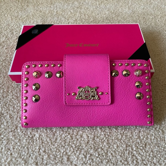 Juicy Couture Handbags - Juicy Couture Hot Pink Wallet